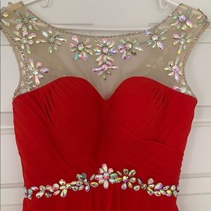 Short Red Formal Dress